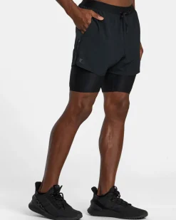 RVCA RUNNER 2-IN-1 SHORTS Black Best