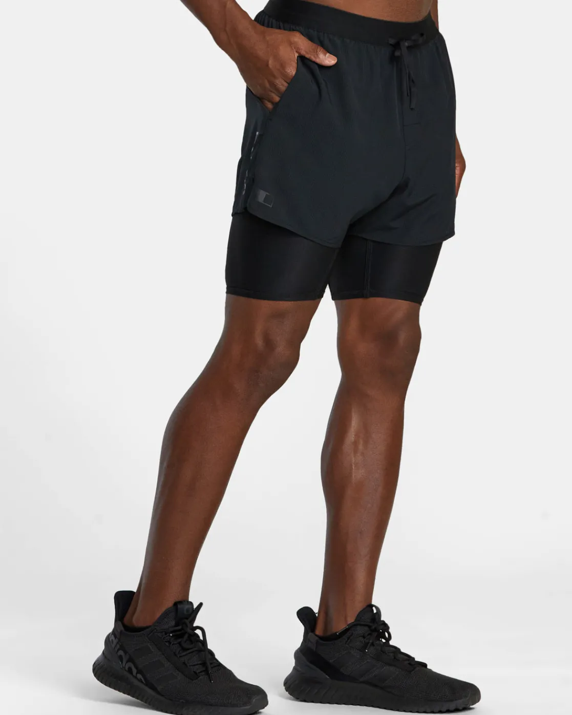 RVCA RUNNER 2-IN-1 SHORTS Black Best