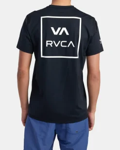 RVCA SHORT SLEEVE RASHGUARD Black 2 Sale