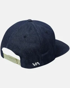 RVCA SNAPBACK HAT Dark Indigo New