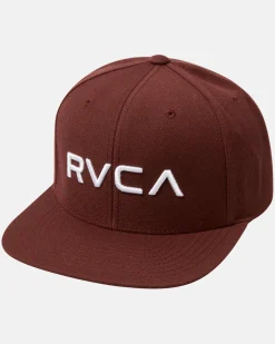 RVCA SNAPBACK HAT Wine Discount