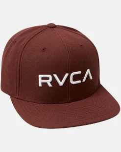 RVCA SNAPBACK HAT Wine Discount