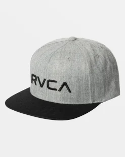 RVCA TWILL SNAPBACK II HAT Heather Grey/Black Online