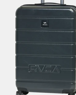 RVCA VA MEDIUM ROLLER HARDCASE SUITCASE Black Best