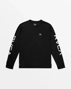 RVCA 2X LONG SLEEVE TEE Black Hot
