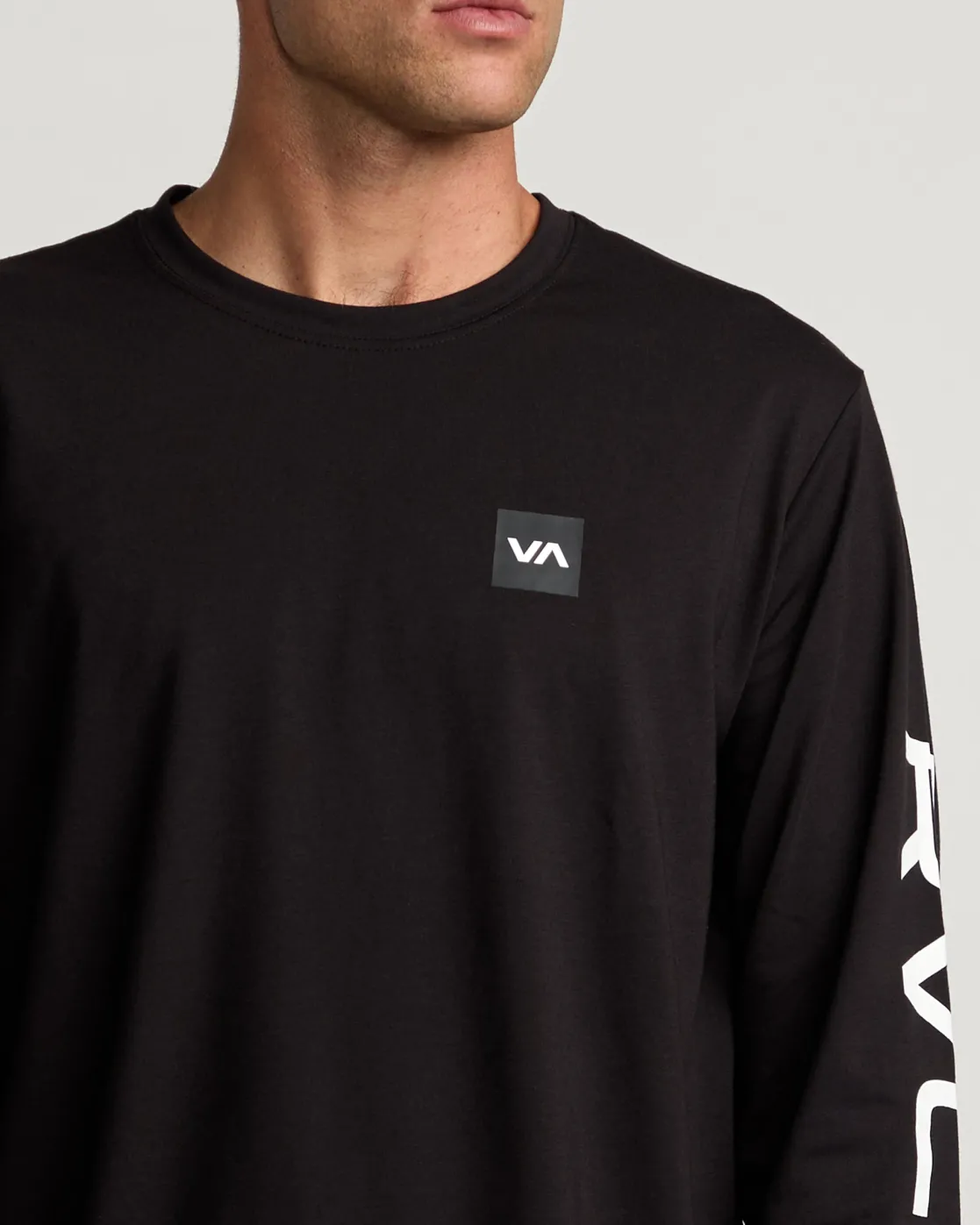 RVCA 2X LONG SLEEVE TEE Black Hot