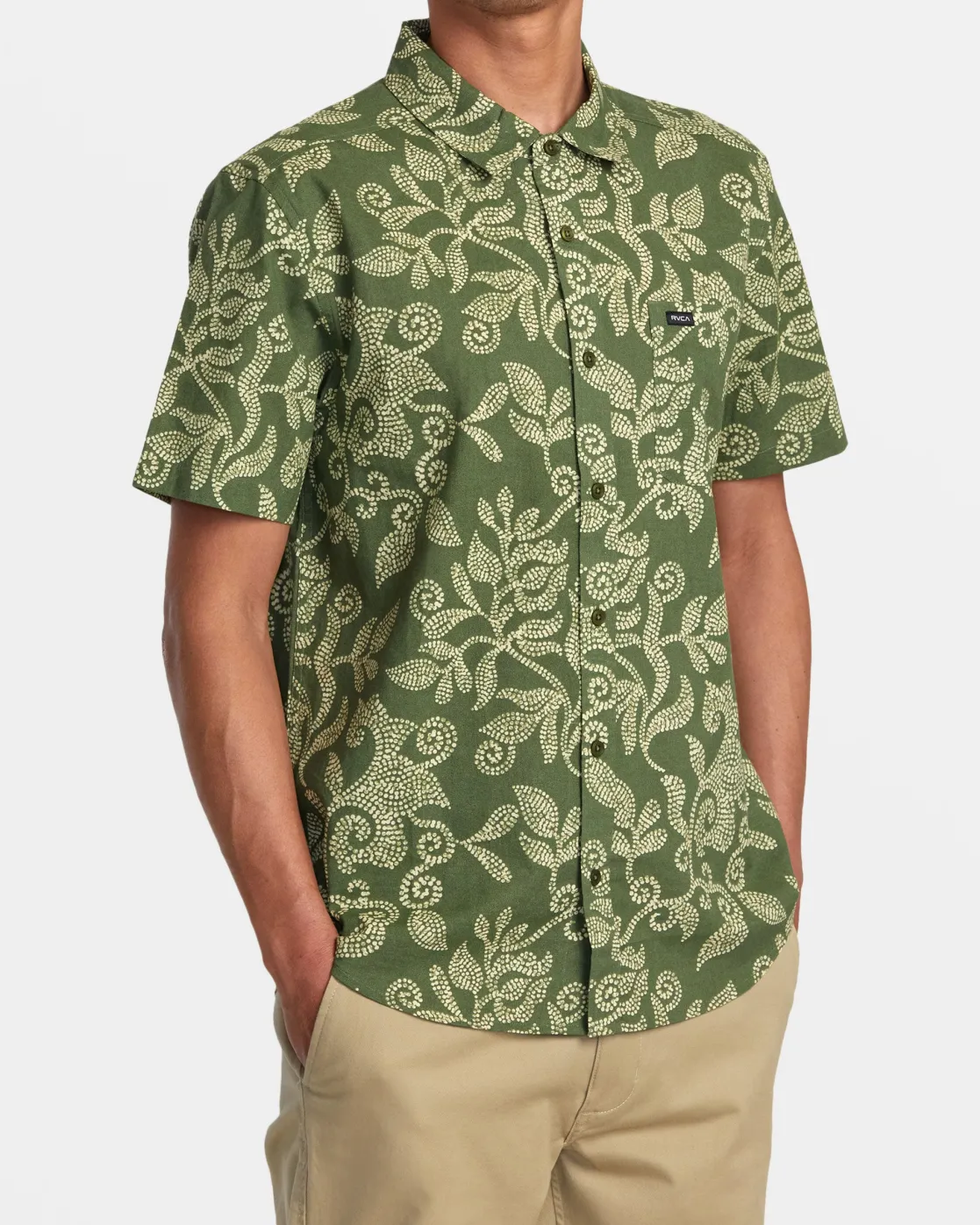 RVCA RVGAZI SHORT SLEEVE SHIRT Surplus New