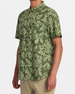 RVCA RVGAZI SHORT SLEEVE SHIRT Surplus New