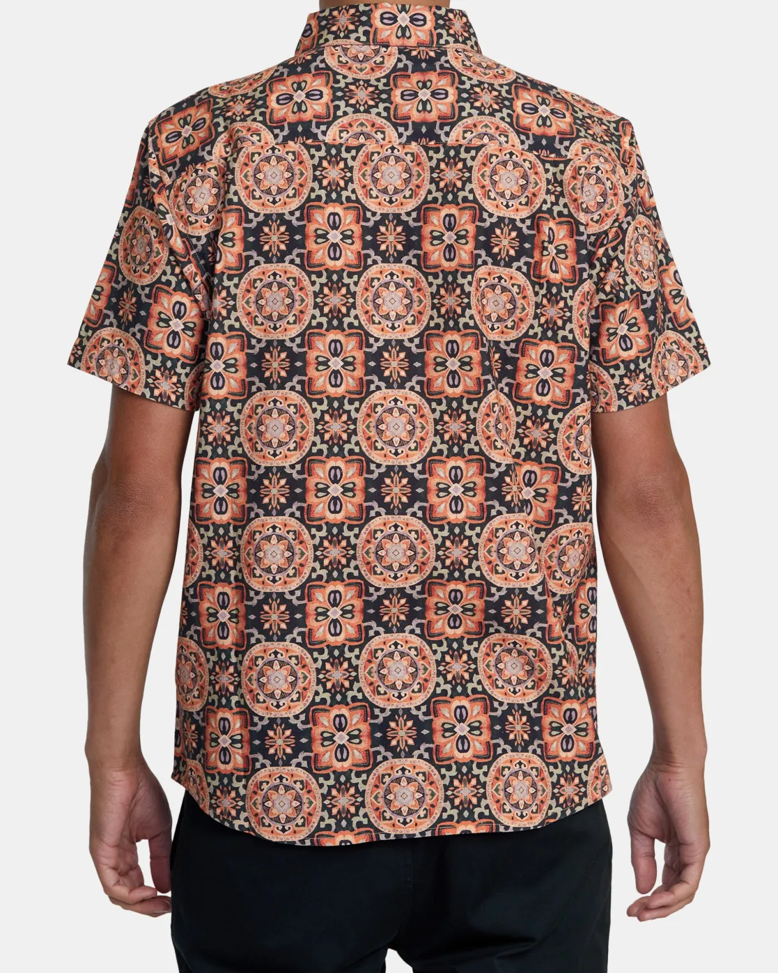 RVCA RVGAZI SHORT SLEEVE SHIRT Sunset Sale