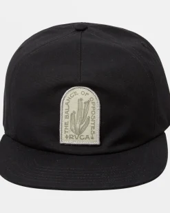 RVCA SAND STORM SNAPBACK HAT Black Outlet