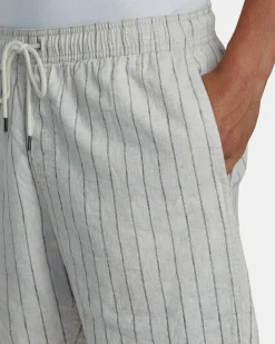 RVCA SANDS ELASTIC WAIST SHORTS Slate Blue Outlet