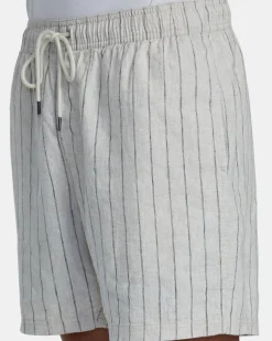 RVCA SANDS ELASTIC WAIST SHORTS Slate Blue Outlet