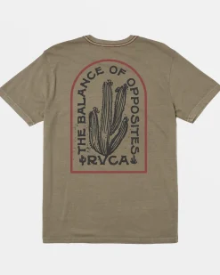 RVCA SANDSTORM TEE Aloe Hot
