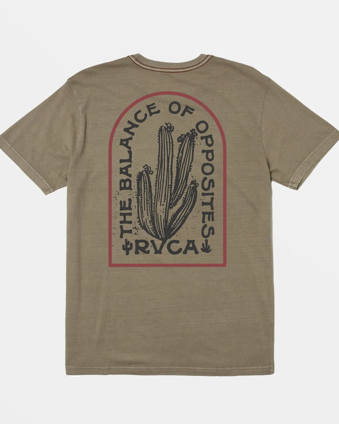 RVCA SANDSTORM TEE Aloe Hot