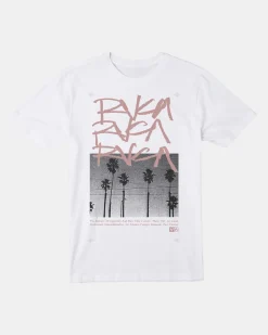 RVCA SCRAWLS TEE White Sale