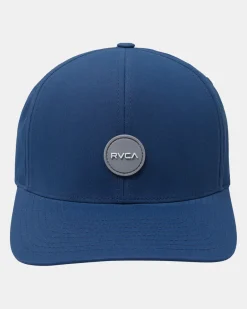 RVCA SEASONS FLEXFIT HAT Slate Clearance