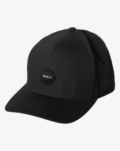 RVCA SEASONS FLEXFIT HAT Black Online