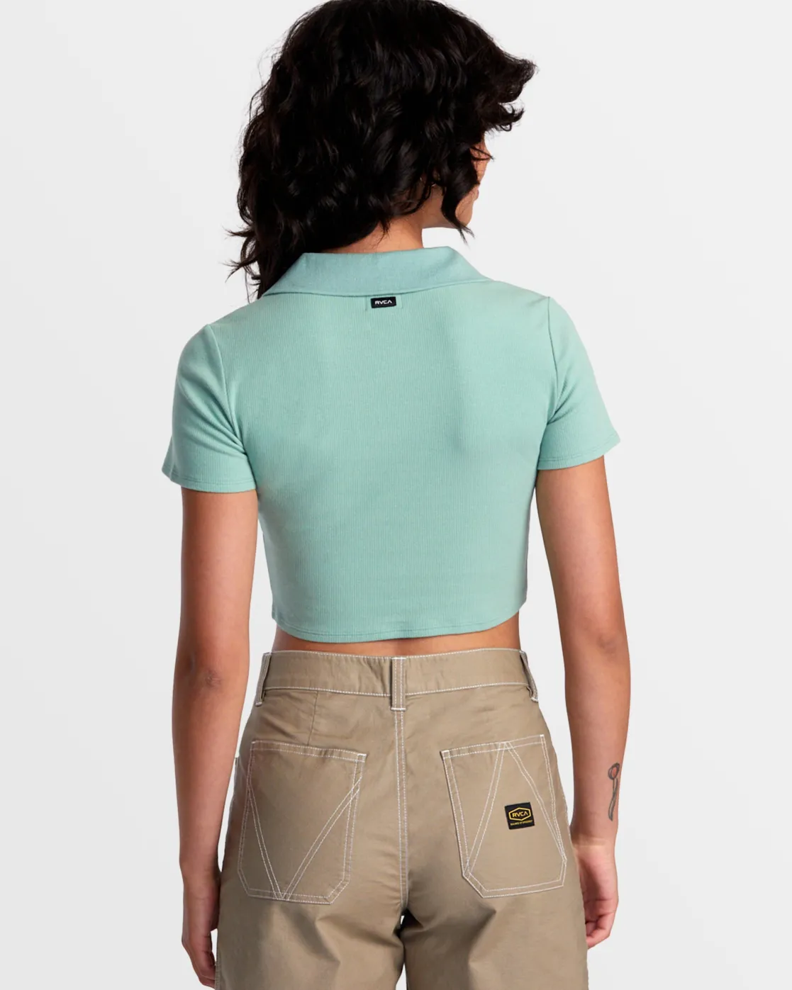 RVCA SELECTS CHASE POLO KNIT Green Haze Online