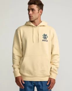 RVCA SERPENT HOODIE Latte Outlet