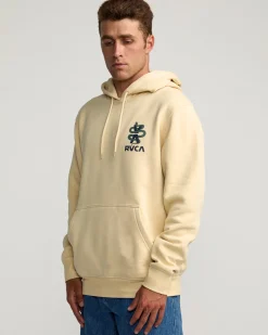 RVCA SERPENT HOODIE Latte Outlet