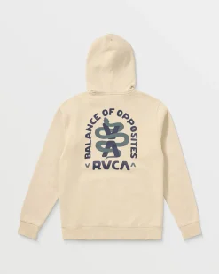 RVCA SERPENT HOODIE Latte Outlet
