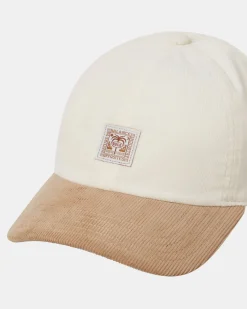 RVCA SHORELINE DAD HAT Latte