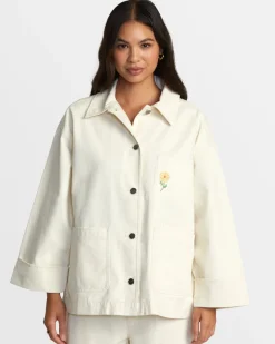 RVCA SNACKS CHORE JACKET Latte