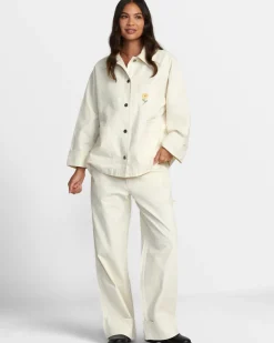 RVCA SNACKS CHORE JACKET Latte