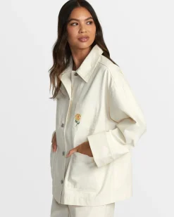 RVCA SNACKS CHORE JACKET Latte