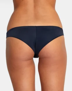 RVCA SOLID CHEEKY BIKINI BOTTOMS Black Sale