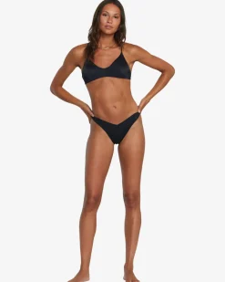 RVCA SOLID MEDIUM BIKINI BOTTOMS Black Sale