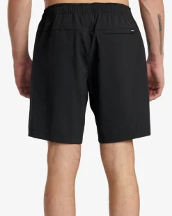 RVCA SPECTRUM TECH SHORT UTILITY SHORTS Black Outlet