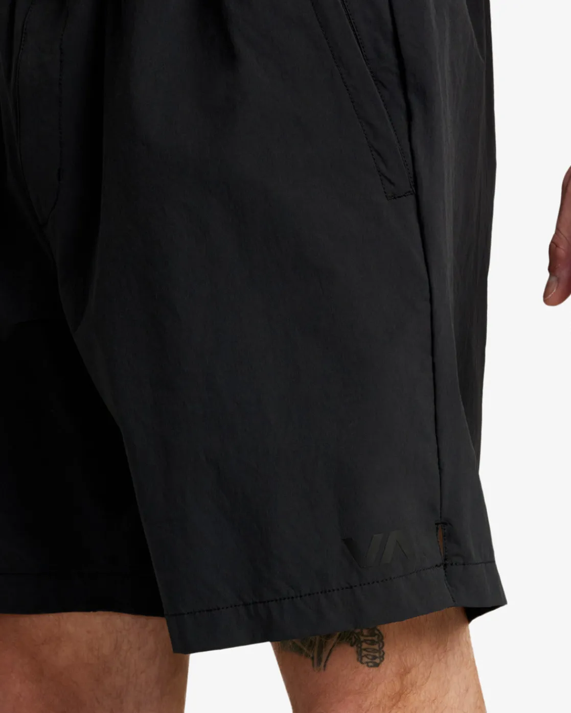 RVCA SPECTRUM TECH SHORT UTILITY SHORTS Black Outlet