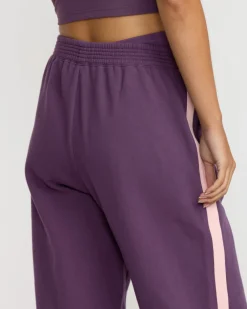 RVCA SPORT FLEECE PANT Plum Ash New