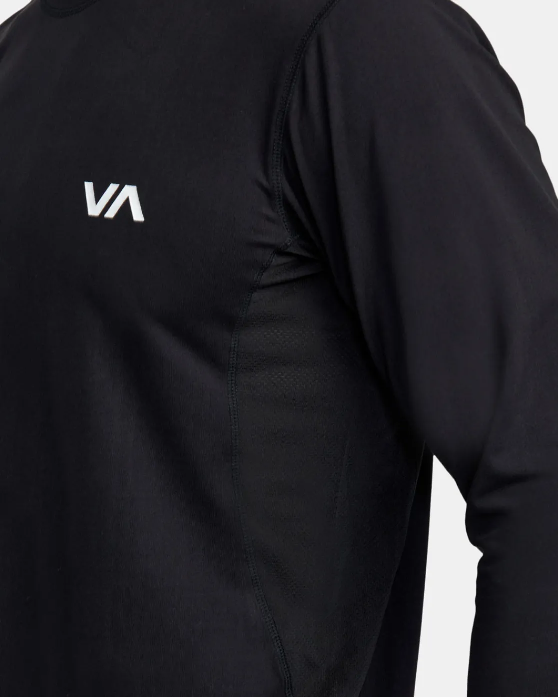 RVCA SPORT VENT LONG SLEEVE TEE Black Discount