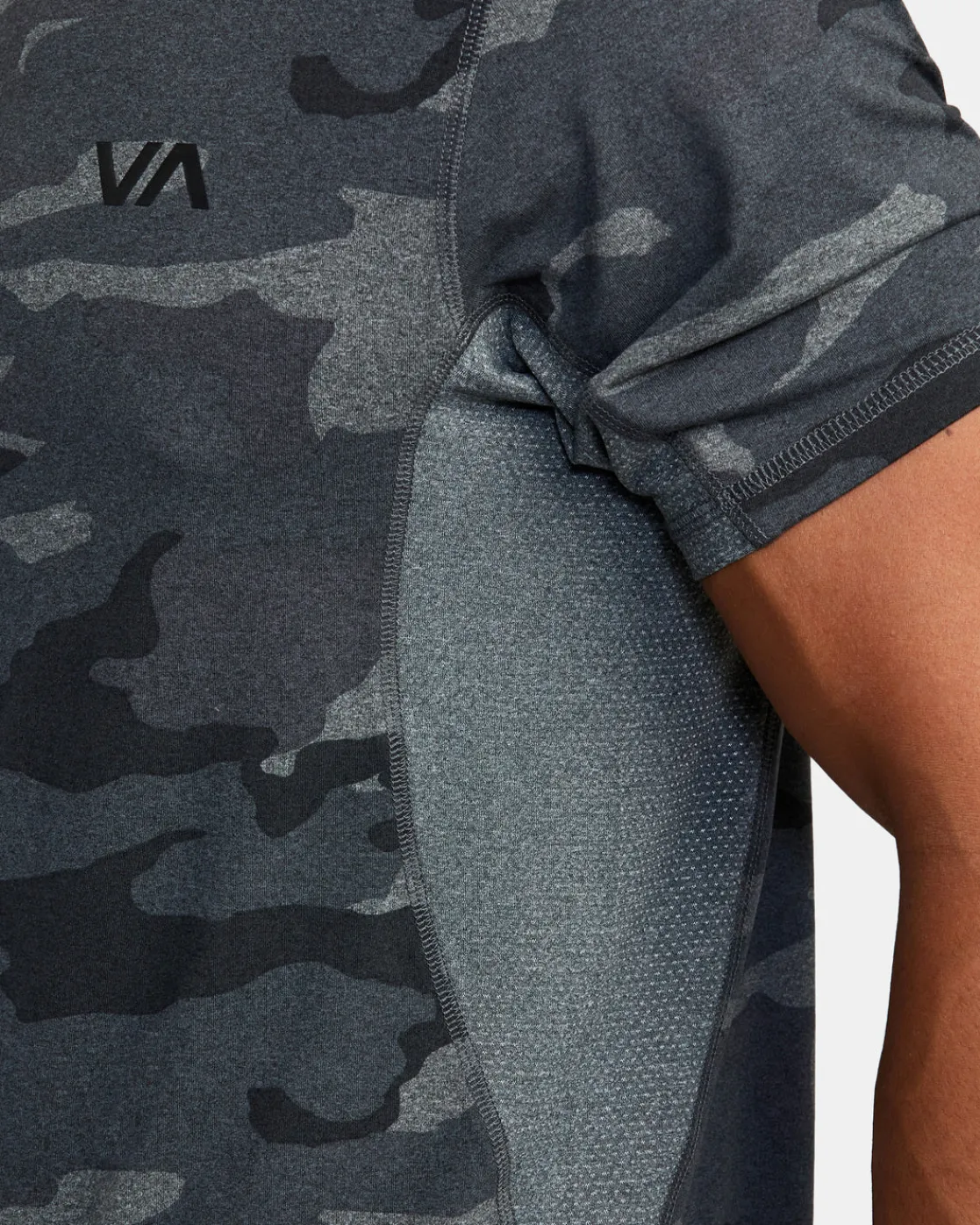 RVCA SPORT VENT PERFORMANCE TEE Camo New