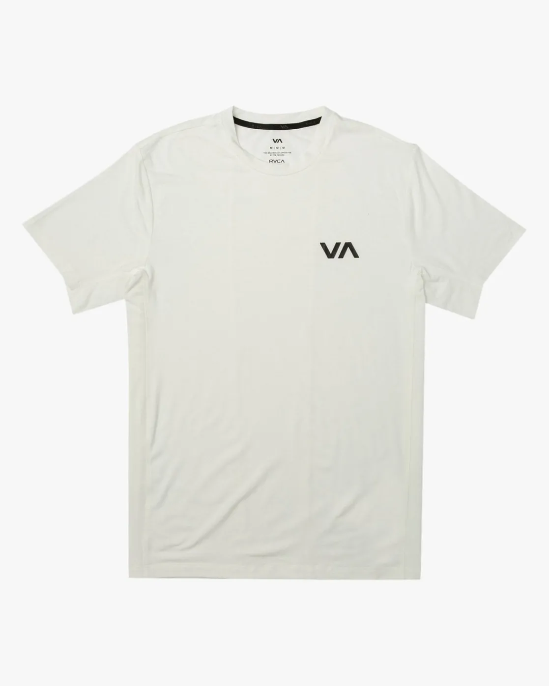 RVCA SPORT VENT PERFORMANCE TEE White Sale