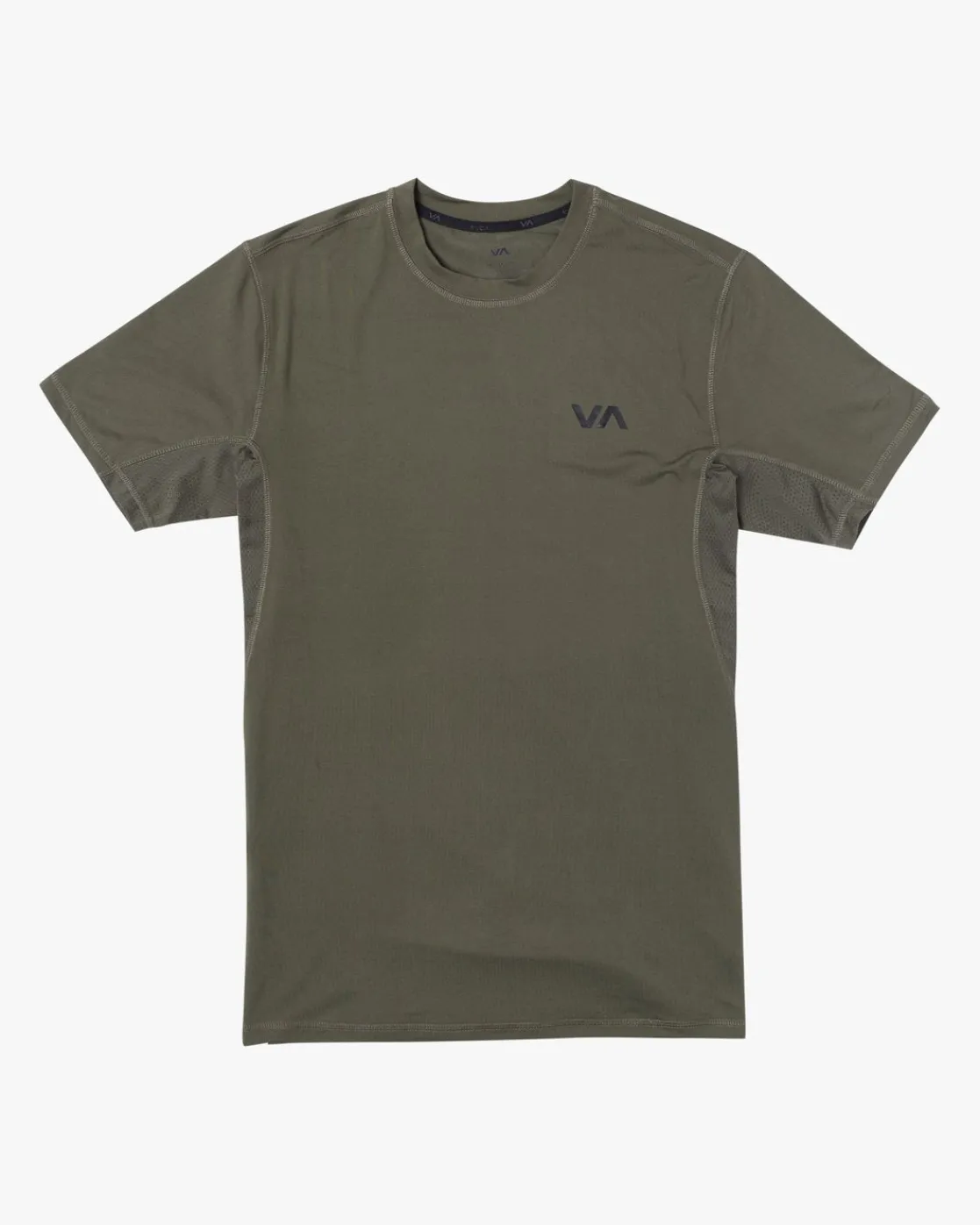 RVCA SPORT VENT PERFORMANCE TEE Olive Discount