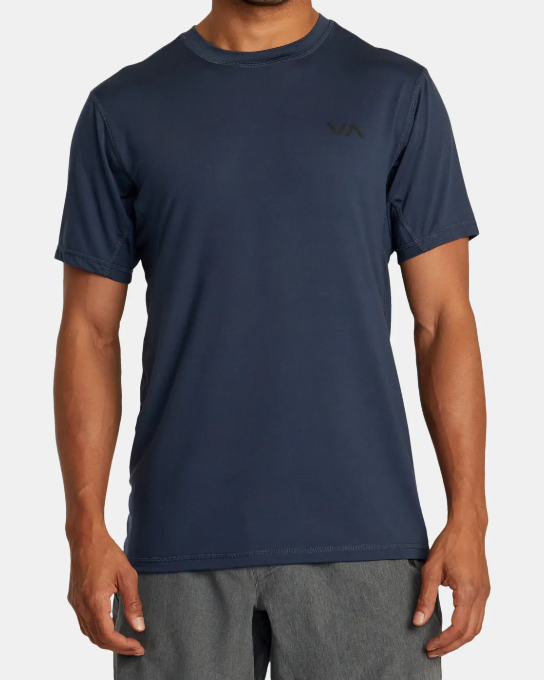 RVCA SPORT VENT PERFORMANCE TEE Indigo New