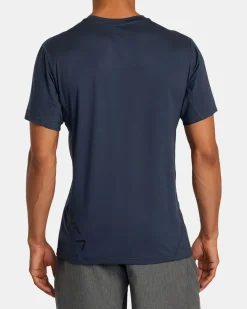RVCA SPORT VENT PERFORMANCE TEE Indigo New