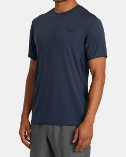 RVCA SPORT VENT PERFORMANCE TEE Indigo New