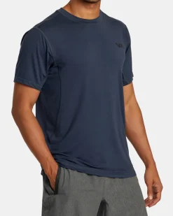RVCA SPORT VENT PERFORMANCE TEE Indigo New