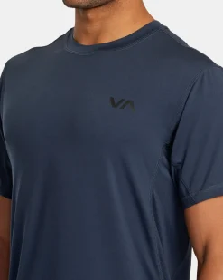 RVCA SPORT VENT PERFORMANCE TEE Indigo New
