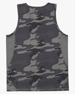 RVCA SPORT VENT TANK TOP Camo Best