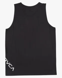 RVCA SPORT VENT TANK TOP Black