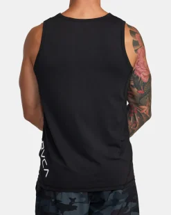RVCA SPORT VENT TANK TOP Black