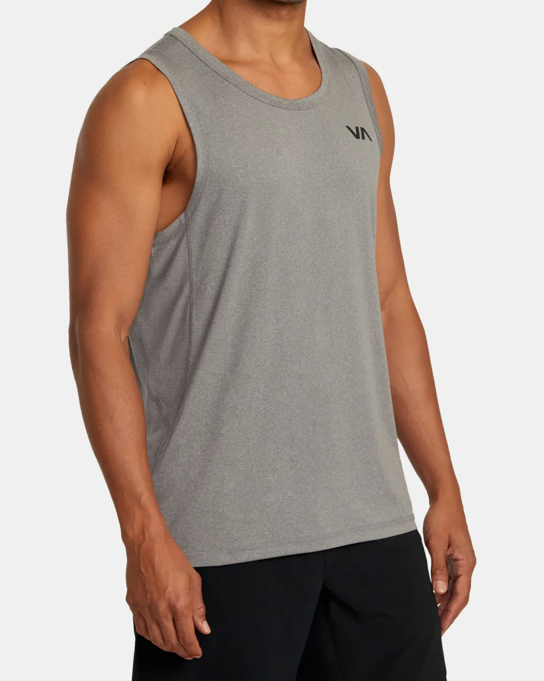 RVCA SPORT VENT TANK TOP Heather Grey
