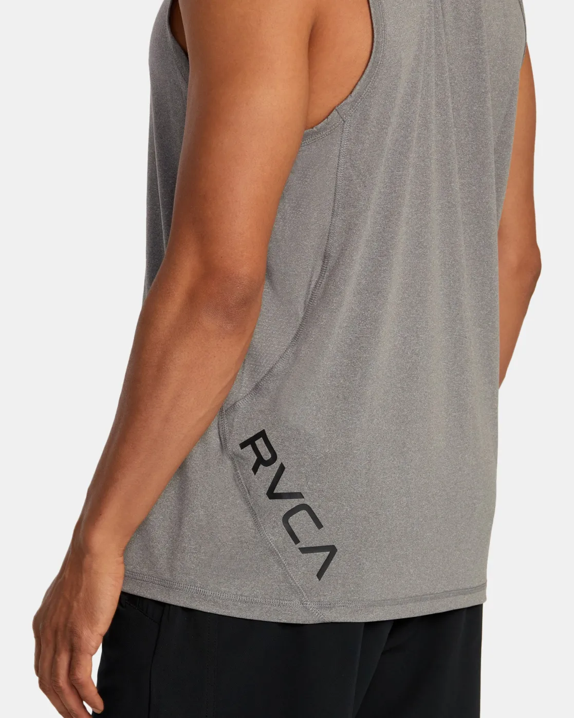 RVCA SPORT VENT TANK TOP Heather Grey