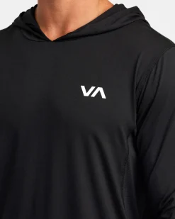 RVCA SPORT VENT TECHNICAL HOODED TOP Black Online