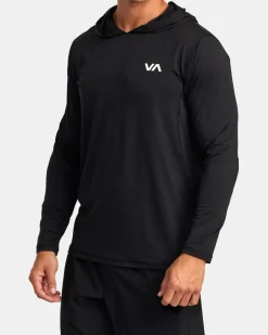 RVCA SPORT VENT TECHNICAL HOODED TOP Black Online
